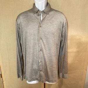 Made in Italy Armani Grey Long Sleeve Shirt -M